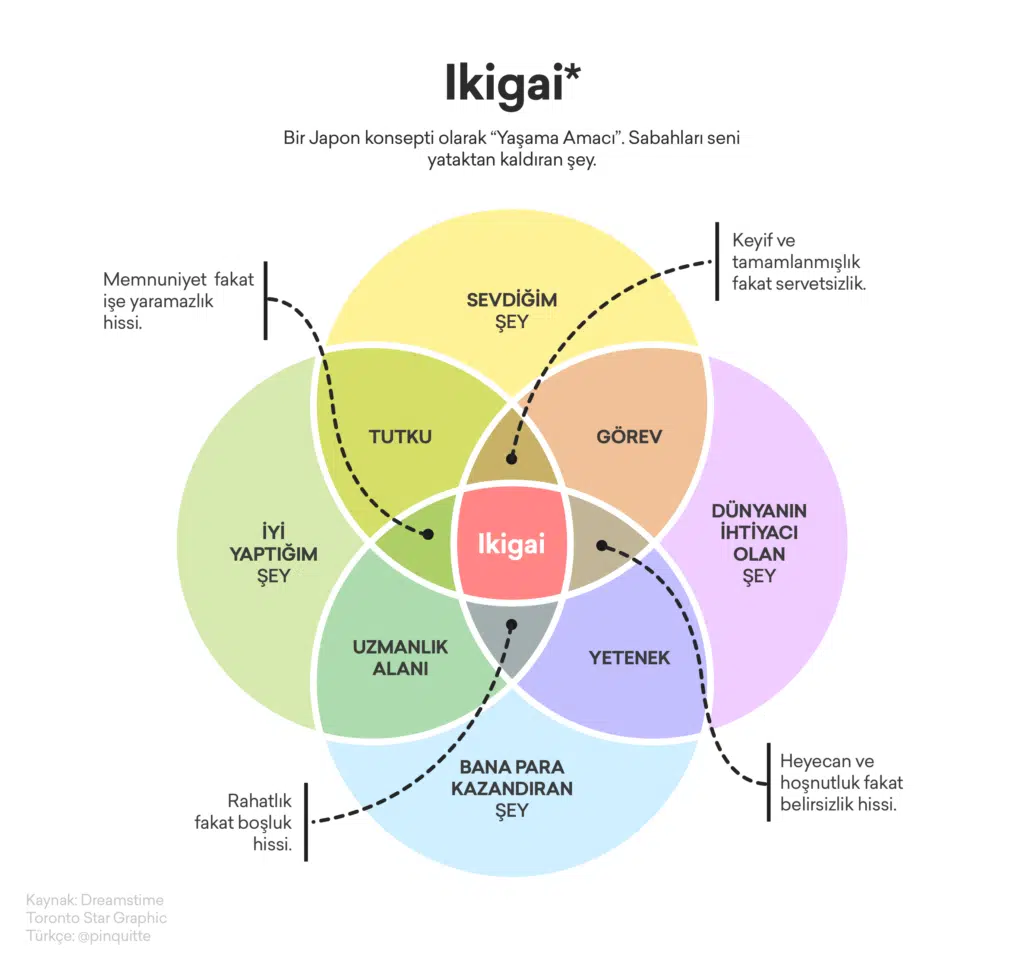 Ikigai: Sabahları Bizi Yataktan Kaldıran Sebep Ikigai Görsel