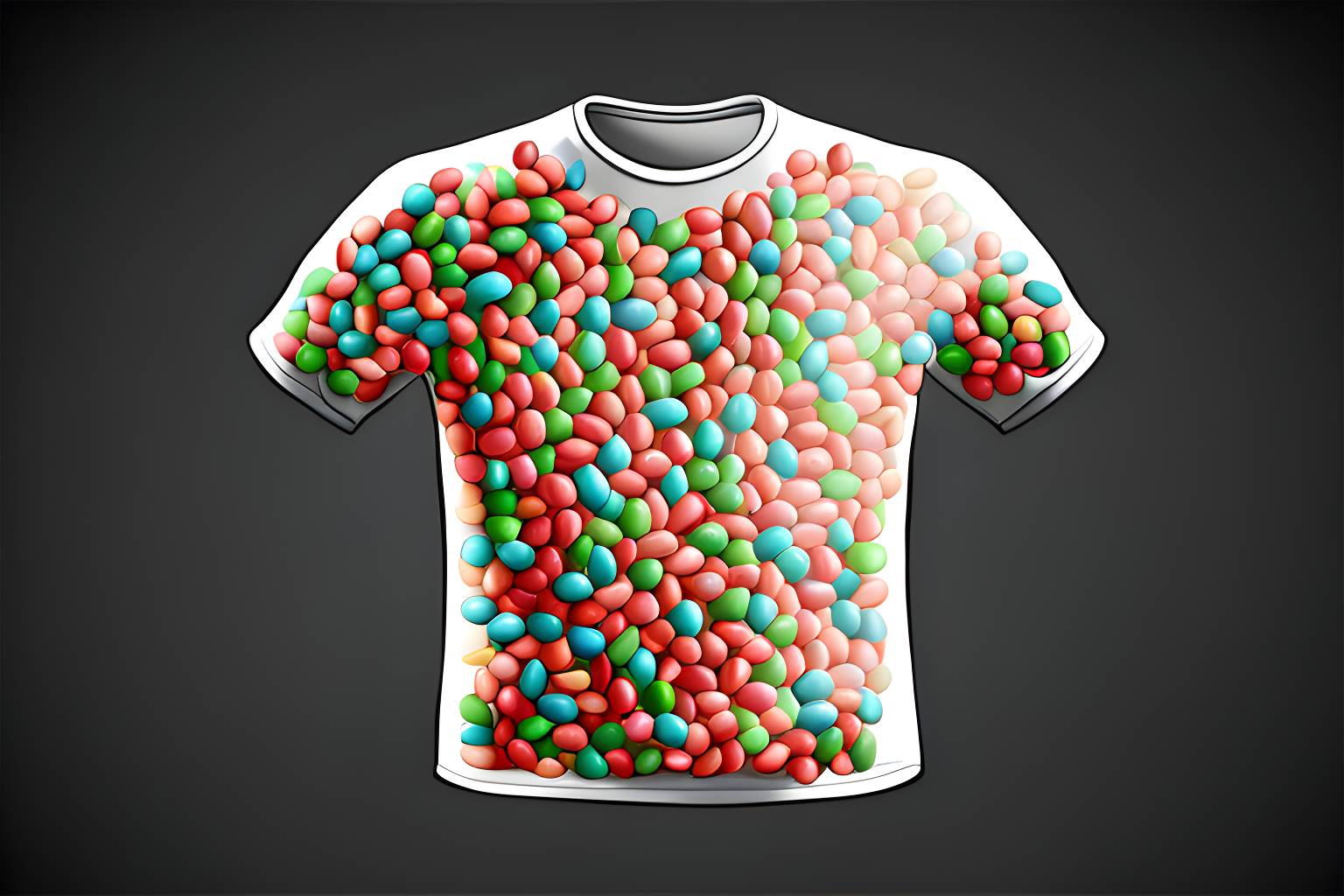 Ütü Kırışıklıkları Nasıl Giderir? t shirt made of candy