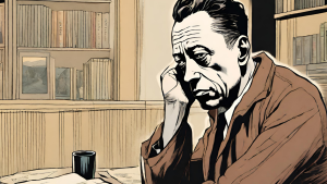 Albert Camus: En Değerlisi Yaşamak Albert Camus Kapak Gorseli