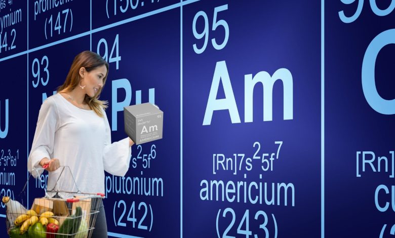 Marketlerden Satın Alabileceğiniz İnsan Yapımı Element: Amerikyum Marketten Alabileceğiniz İnsan Yapımı Tek Element_ Amerikyum