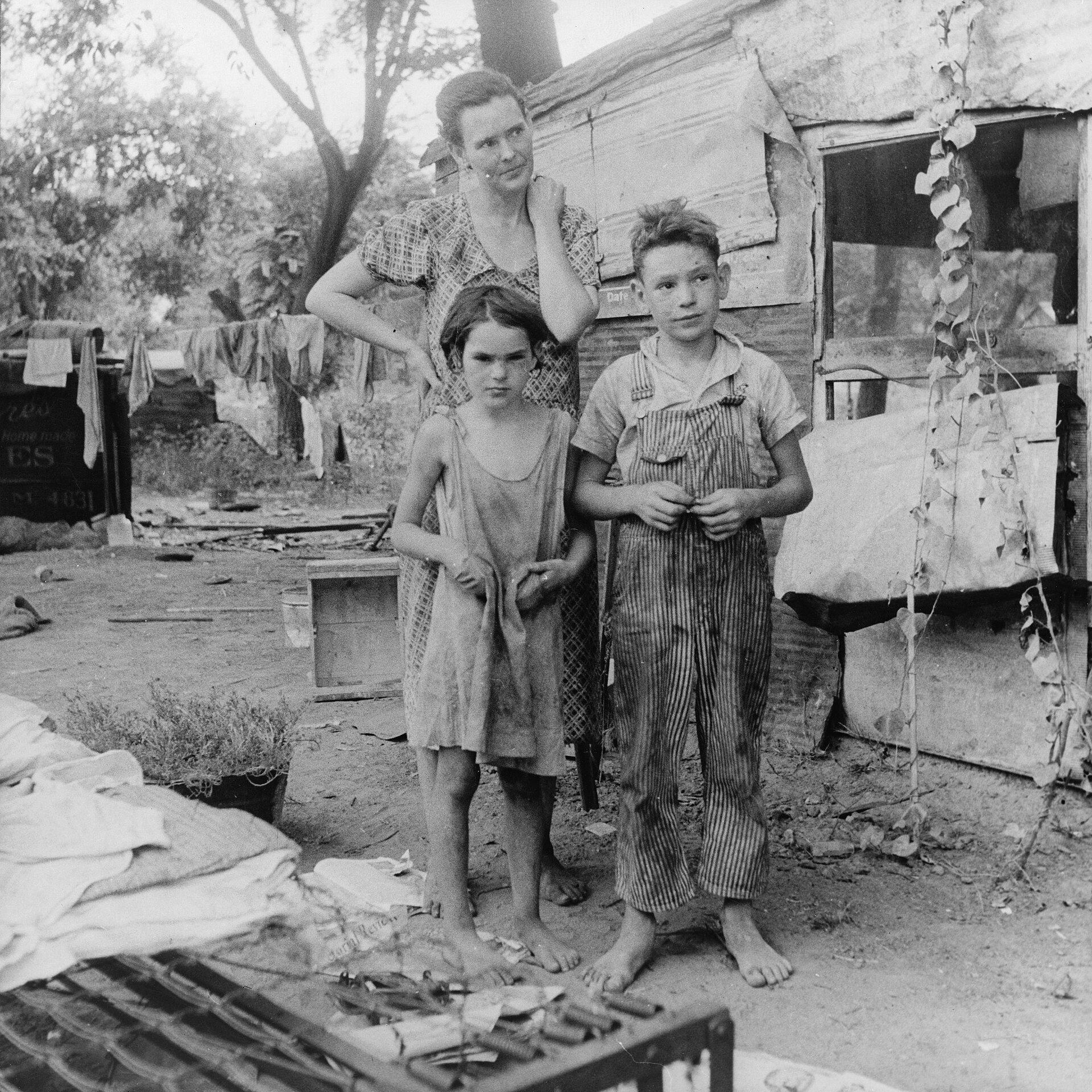 Franklin D. Roosevelt Dönemi ABD (1933-1945) Büyük Buhran sırasında Oklahoma'daki fakirler