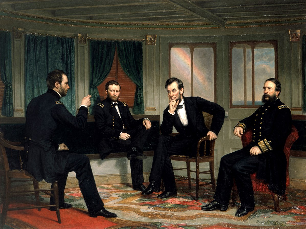 Abraham Lincoln Dönemi ABD (1861-1865) George Peter Alexander Healy The Peacemakers 1868
