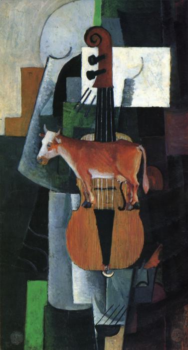 Sadece Siyah Bir Kare mi? Kazimir Malevich’in Tartışmalı Eseri “Siyah Kare” Aslında Ne? Inek ve Keman