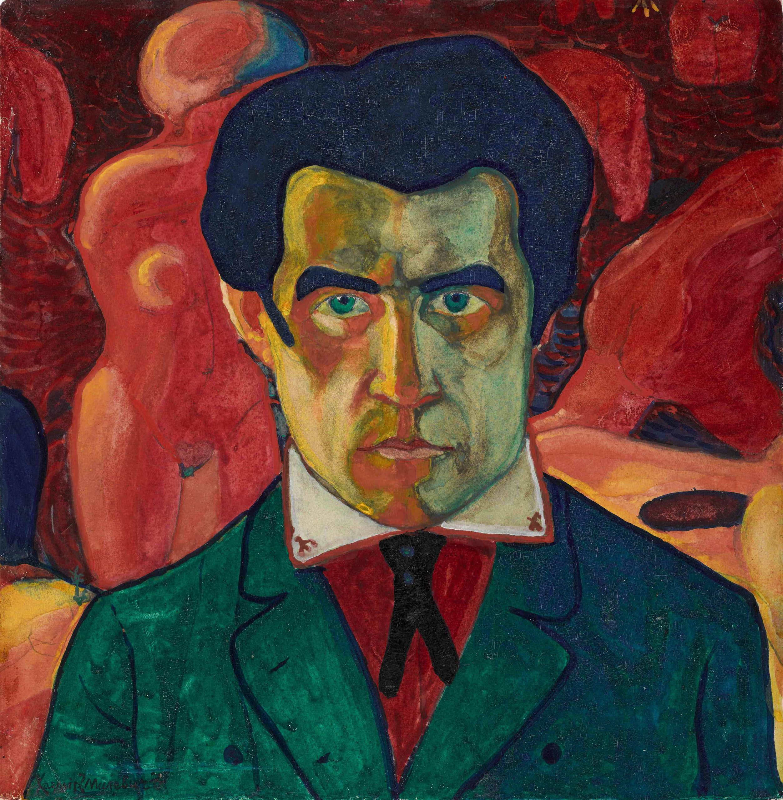 Sadece Siyah Bir Kare mi? Kazimir Malevich’in Tartışmalı Eseri “Siyah Kare” Aslında Ne? Kazimir Malevichin otoportre scaled
