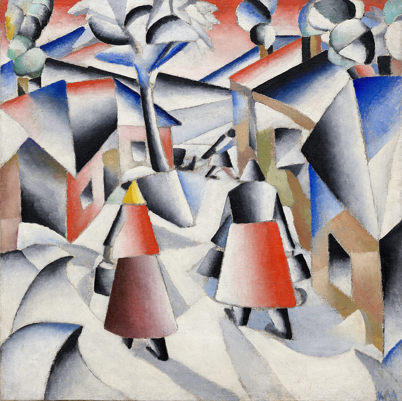 Sadece Siyah Bir Kare mi? Kazimir Malevich’in Tartışmalı Eseri “Siyah Kare” Aslında Ne? Morning in the Village after Snowstorm
