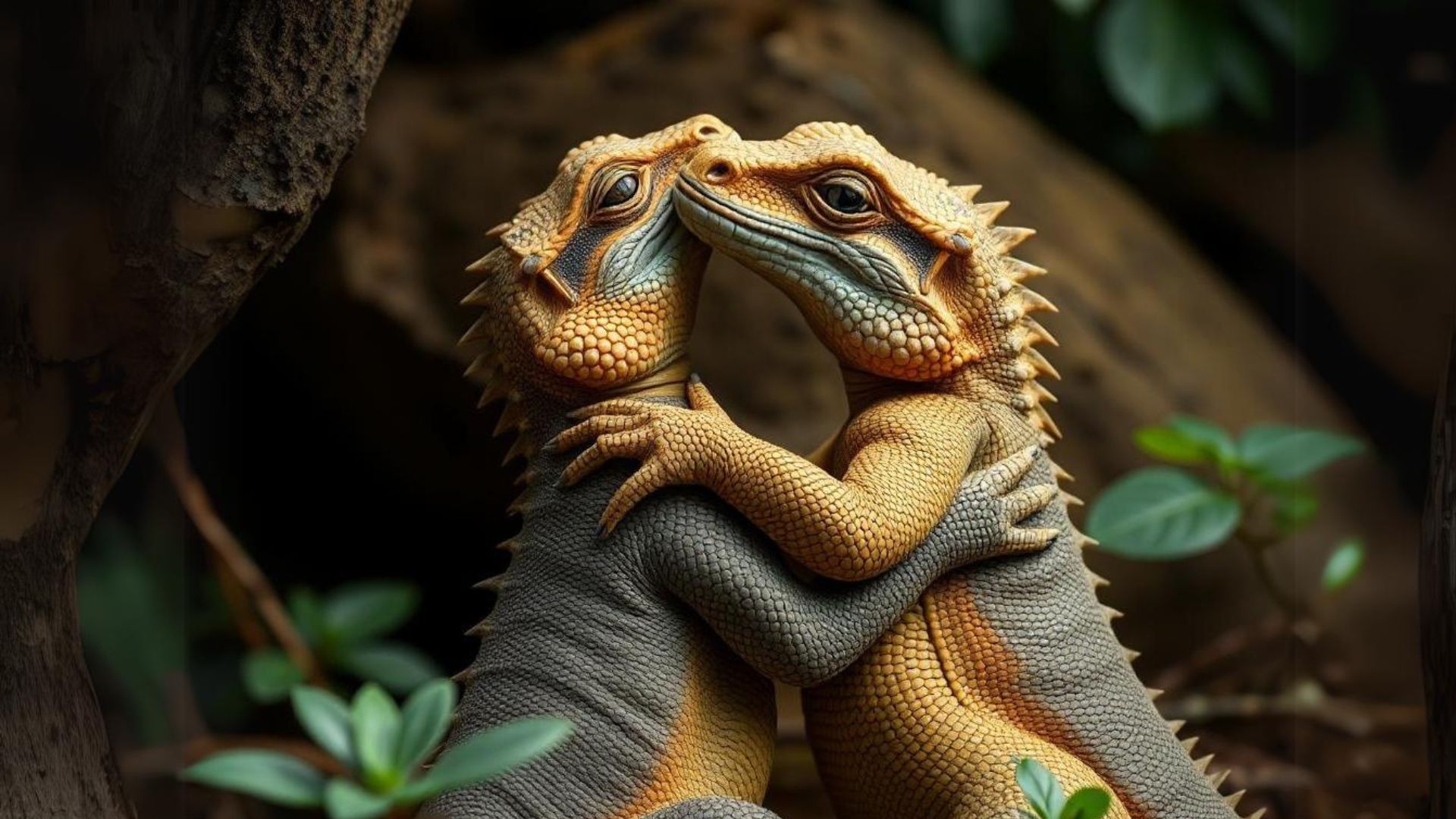 En Büyük Kertenkele: Komodo Ejderi Disi ve Erkek Komodo Ejderlerinin Habitat Mucadelesi Arasindaki Farklar