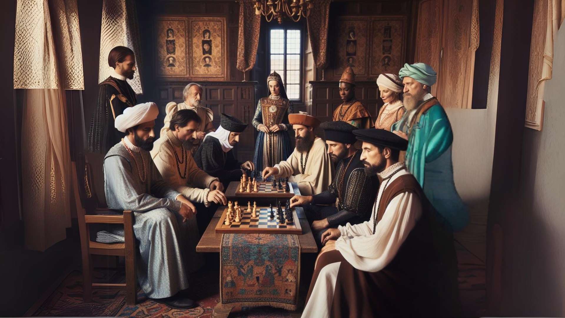 64 Karede Strateji: Satranç Tarihi Farkli Kulturlerden Insanlar Satranc Oynuyor 1