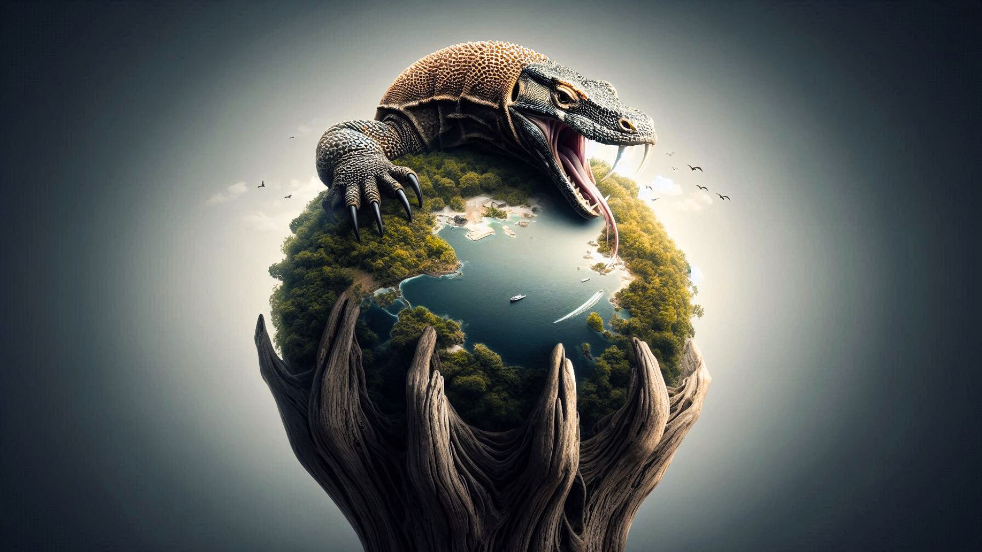 En Büyük Kertenkele: Komodo Ejderi Komodo Ejderi Yasam Alanlari