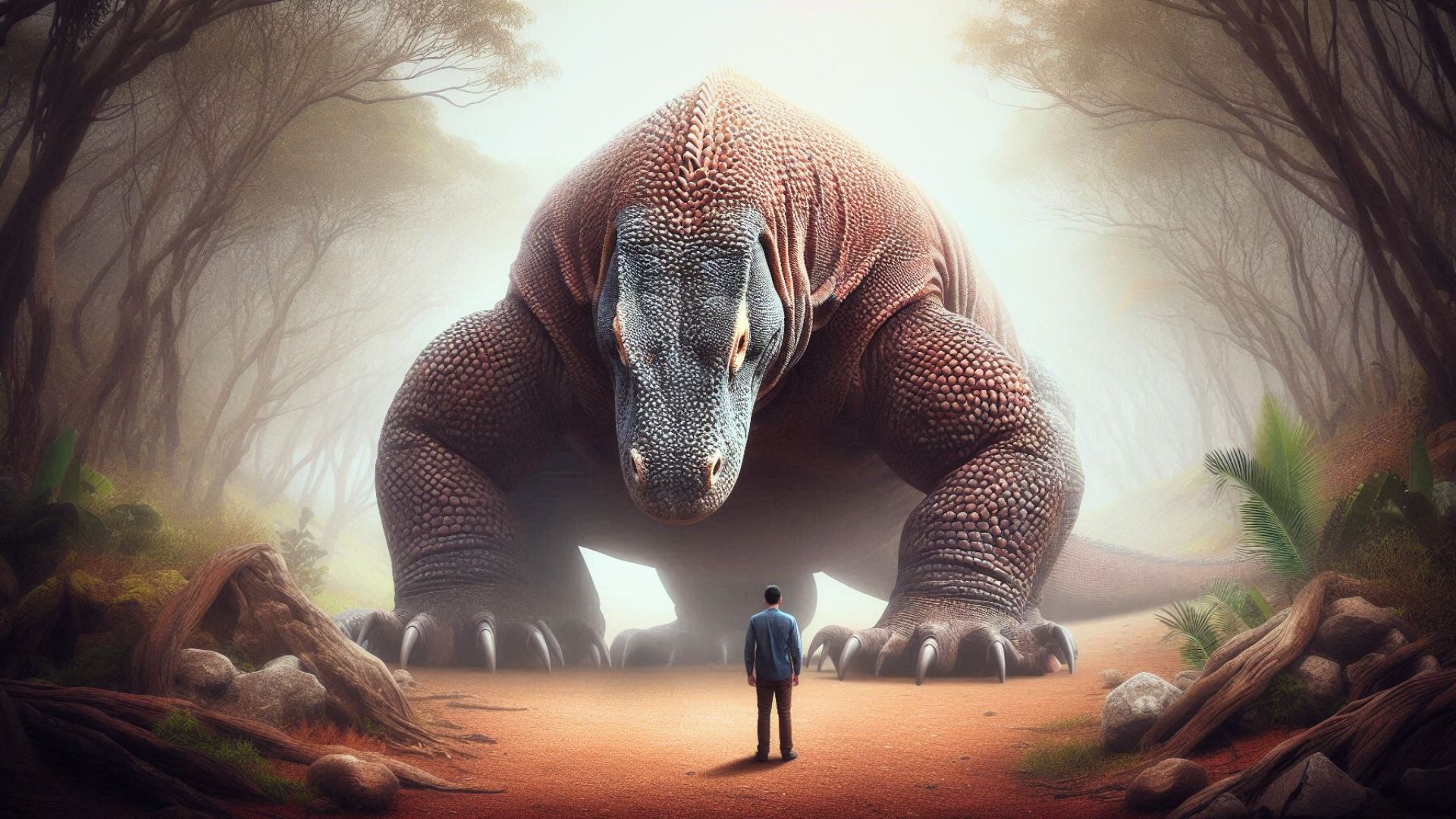En Büyük Kertenkele: Komodo Ejderi Komodo ejderlerinin Soylarinin Tukenme Tehlikesi