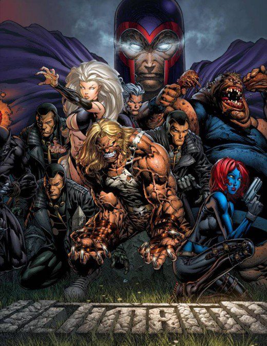 Mutasyonun Gücü: X-Men X MEN Kotuleri