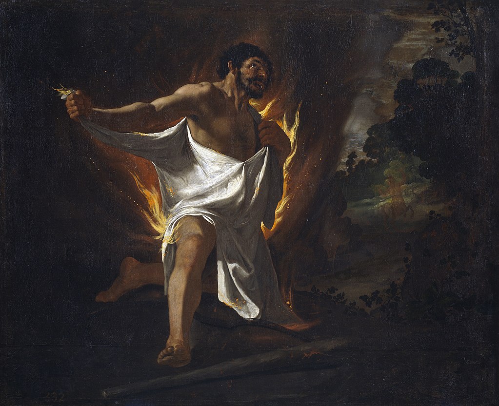 Yarı İnsan, Tam Kahraman: Herakles (Herkül) Heraklesin Olumu Francisco de Zurbaran 1634 del Prado Muzesi