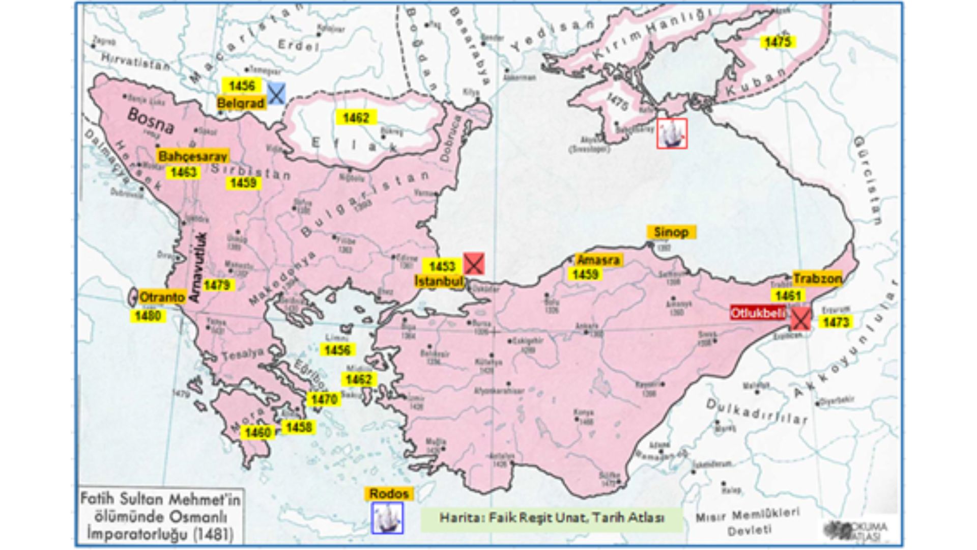 Osmanlı’da Erken Yükseliş Dönemi (1453-1520) Osmanli Imparatorlugu 1481