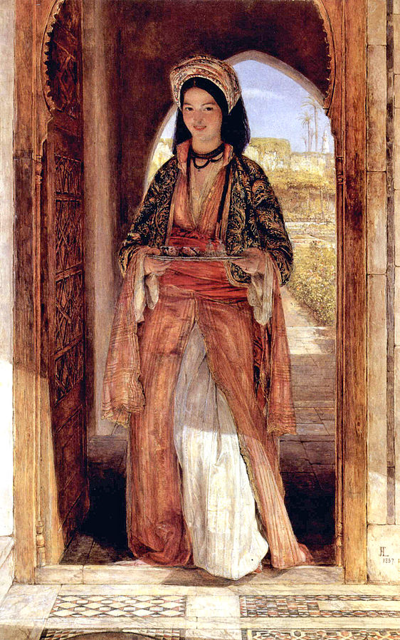 Kahvenin Tarihsel Yolculuğu John Frederick Lewis Kahve Tasiyicisi 1857