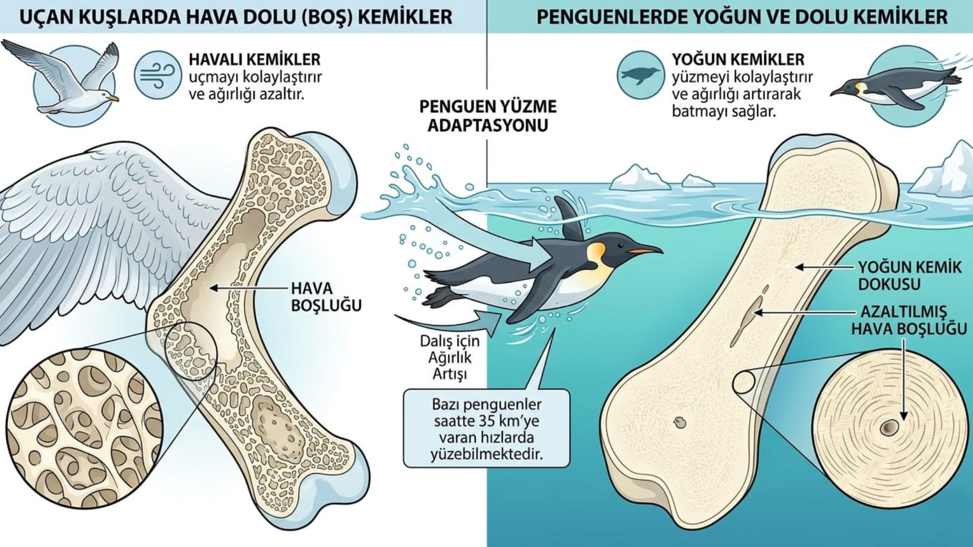 Uçamayan Deniz Kuşları: Penguenler penguenler 1