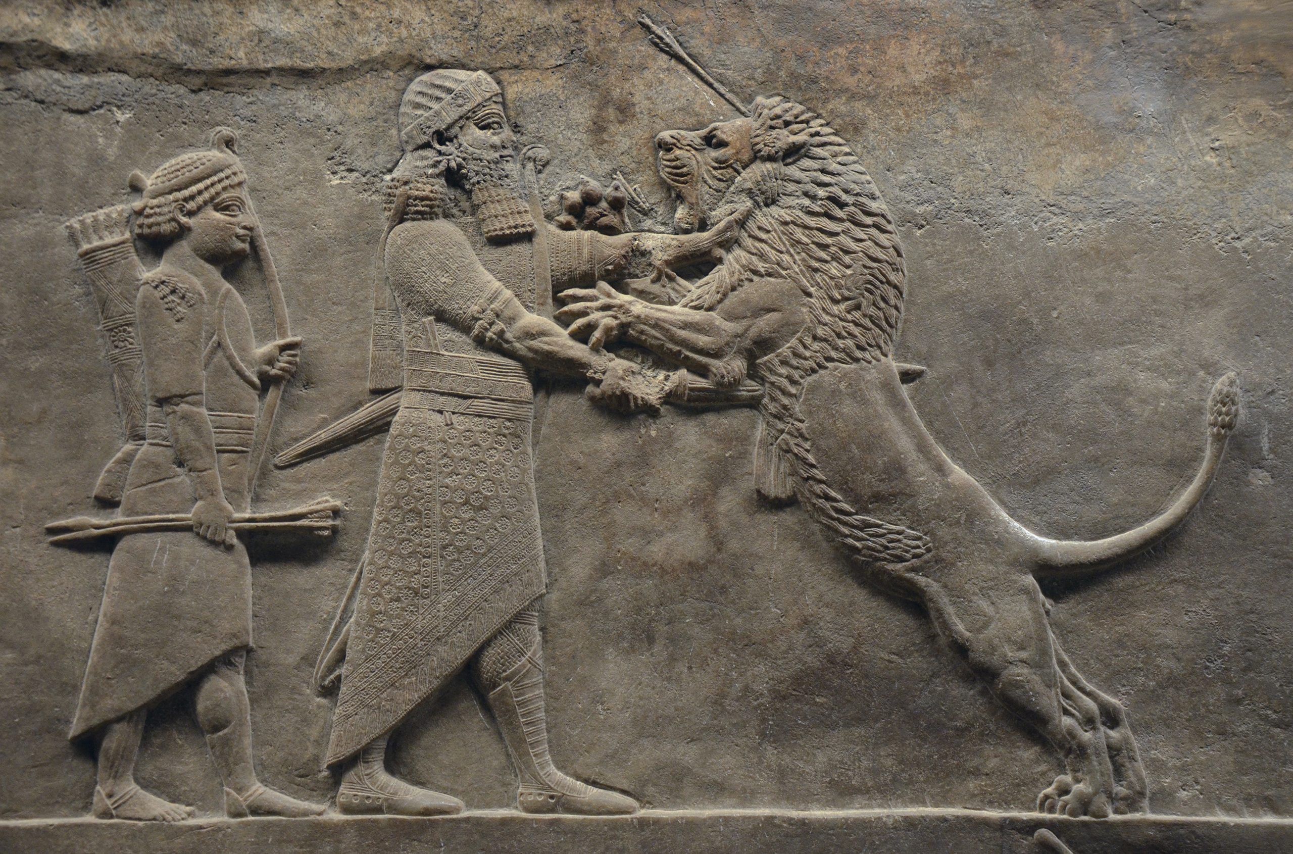 Bir Aslanın Mağara Duvarlarından Günümüze Olan Yolculuğu asurbanipal scaled